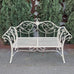 Lula Garden Bench Seat - Antique Cream