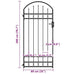 Cristina Steel Fence Gate with Arched Top