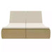 Venetia Beige Polyrattan Daybed