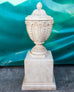 Adriano Urn w/Optional Pedestal - Black or Sandstone