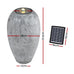 Mancini Sculptural Vase-Style Solar Water Fountain