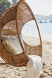 Fahari Hanging Pod Woven Cane Chair
