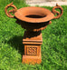 Vaucluse Small Cast Iron Garden Urn & Pedestal Set