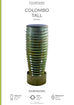 Dionysius Tall Stoneware Fountain - 3 Cols