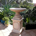 Rafina Concrete Bird Bath Fountain - 110cm H