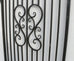 Rochelle Black Wrought Iron Gate 191cm Hx 117.5cm W