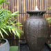 Grecia Traditional Vase-Style GRC Fountain - Rust, Charcoal