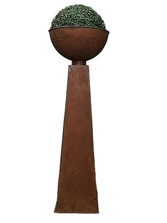 Athena 121cm Antique Rust Plant Stand