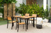 Leilana 4 Seater Eucalyptus Wood Outdoor Dining Set