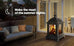 Santos Lantern-Style Steel Chiminea Bronze Finish