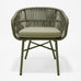 Brienz Rope Outdoor Dining Chairs. Set of 4. 4 Colours