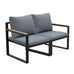 Sanovo 5-Piece Charcoal Outdoor Patio Set