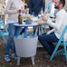 Alala Cool Bar Table/Cooler - White/Blue