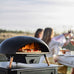 Luxury Turtle Gas Pizza Oven w/Limestone Pizza Stone + Cover