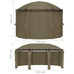 Montez 8-Panelled Gazebo - 520 x 349 x 255 cm