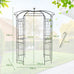 Kiri Birdcage Shape Wrought Metal Arbour/Arch