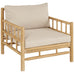 Samara 4 Seater Acacia Wood Outdoor Lounge Set