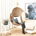 Fahari Hanging Pod Woven Cane Chair