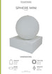 Fondi Mini Sphere Fountain 53cm Diameter