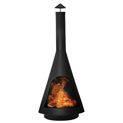 Onofrio Forged Iron Chiminea w/Grill. 105cm