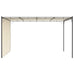 Avezzano Garden Gazebo/Patio Sunshade with Side Curtain 4x3x2.25m