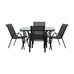 Syna 4 Seater Rectangular Outdoor Dining Set