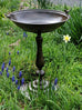 Valery Antique Metal Bird Bath - 75cm High