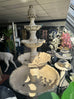 Empressa Ivory Stone Effect 5-Tier Fountain