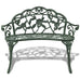 Fabiola Garden Bench 100 cm Cast Aluminium  - 4 Colours