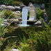 Omnia Garden Waterfall/Pool Fountain -17.7" x 11.8" x 23.6"