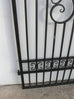 Rochelle Black Wrought Iron Gate 191cm Hx 117.5cm W