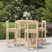 Briony 5pc Garden Bar Set in Solid Pine - 4 Colours