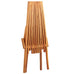 Collini Folding Outdoor Lounge Chair - Solid Acacia Wood