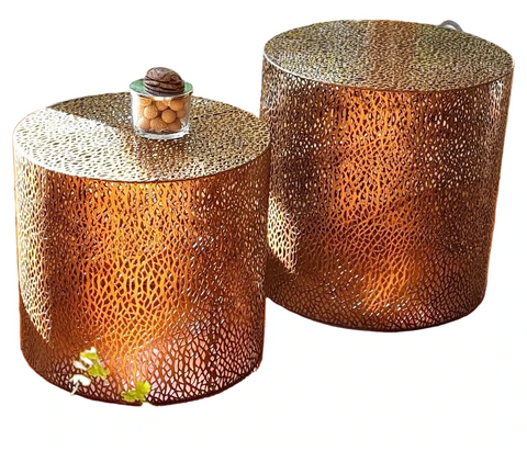 Florenville Double Coffee Side and Accent Table Set