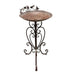 Emeraude Birdbath/Feeder w/Embellished Legs. 47x41x80cm