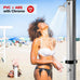 Riviera Solar Heated Shower 38L Height 218cm Max 60℃