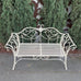 Lula Garden Bench Seat - Antique Cream