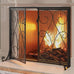 La Roche 2-Panel Fireplace Screen with Doors