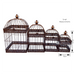 Kamuna Set of 4 Square Bird Cages/Plant Holders