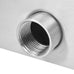 XimenaPool Fountain Stainless Steel 50x30x53 cm Silver