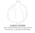 Decorative Garlic Gourds