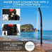 Seagate 20LSolar Heated Shower. Height 217cm Max 60℃