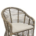 Benedetto Rattan Outdoor 2 Person Lounge Set