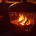 Chania Chimenea. Large 100cm Diameter. 1.68m Tall. Black