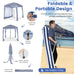 Malibu Foldable Beach Cabana/Tent/Canopy 1.8X1.8M