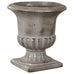 Thalassa Ironstone Urn And Pedestal. 56cm H