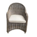 Aversa Hand Woven Cane Armchair - White or Grey