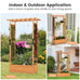 Rosalia Vertical Planter/Arch Trellis & Hanging Roof