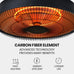 Equia 1500W Hanging Outdoor Electric Patio Heater