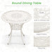 Peachtree 5pc Cast Aluminum Dining Set w/5cm Umbrella Hole